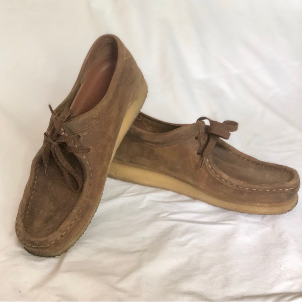 Brown Clark’s Wallabees!